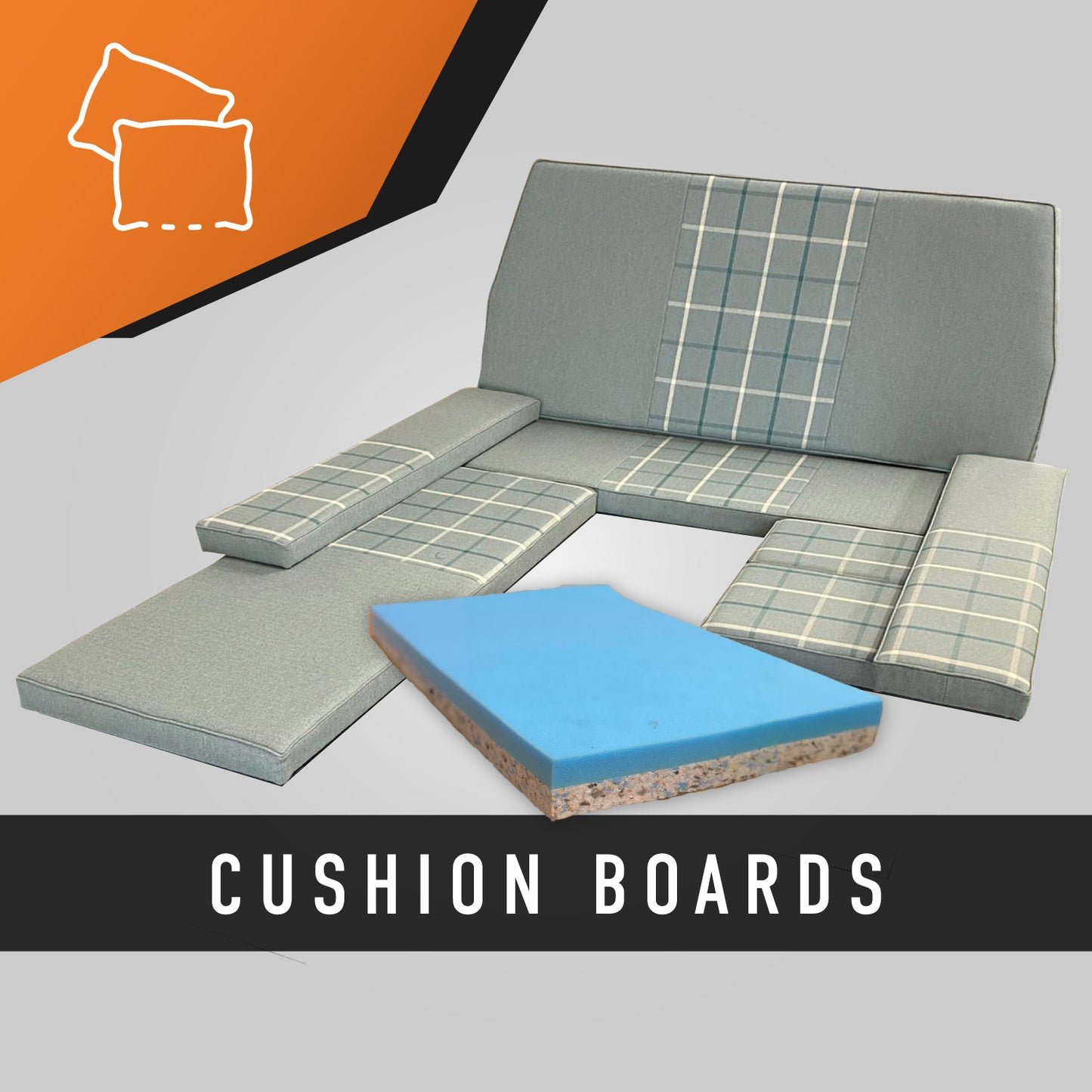 Cushion Boards & Dual Density Foam