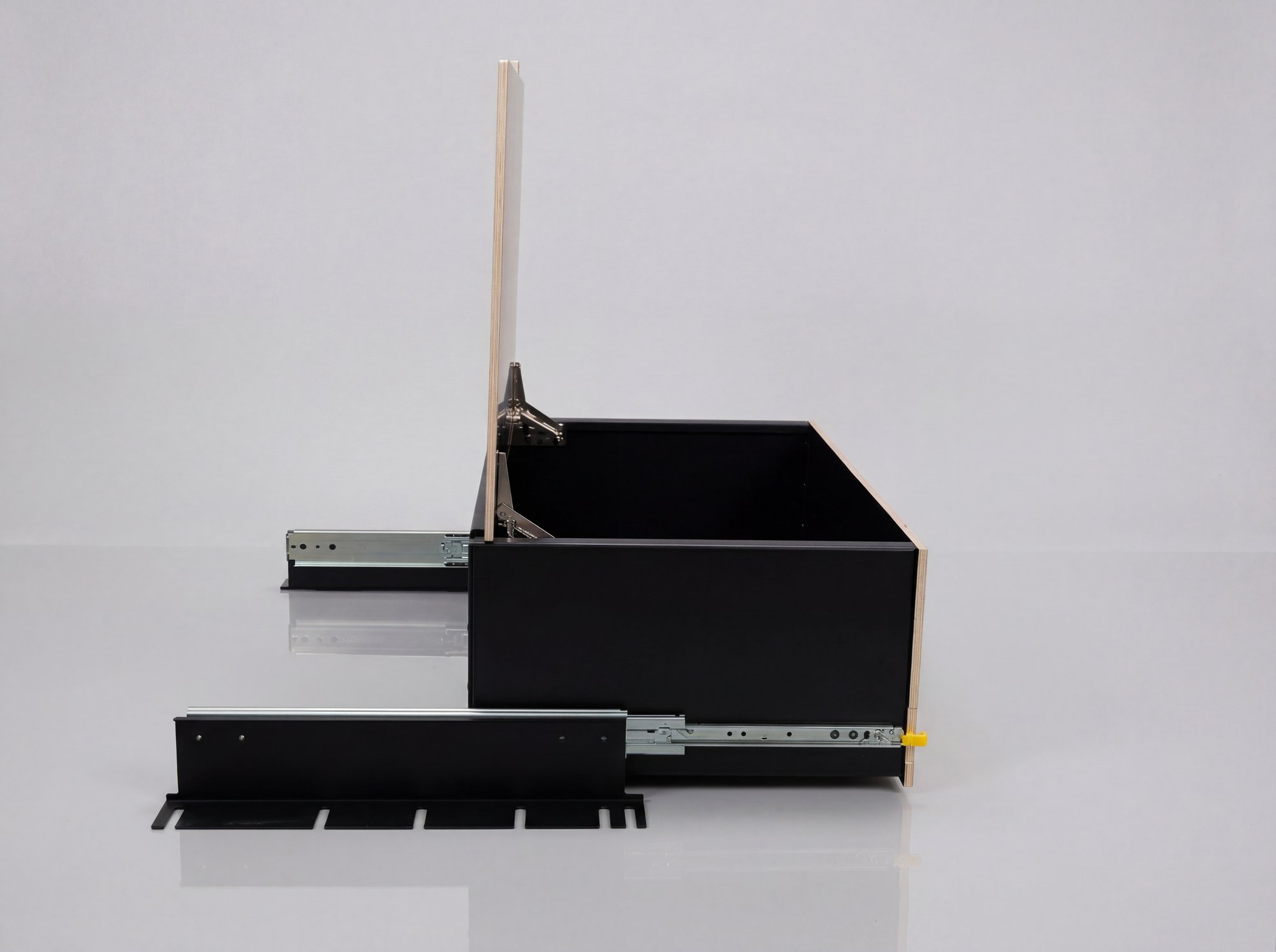 Rear Pull-Out Drawer Storage System 6