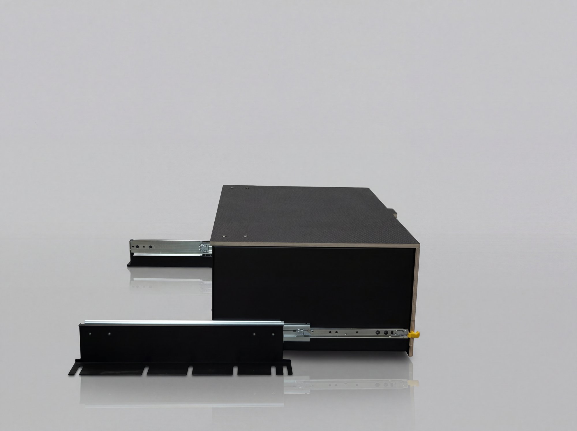 Rear Pull-Out Drawer Storage System 7